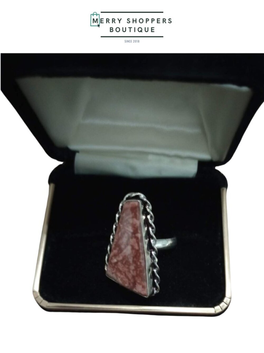 Sterling Silver Brecciated Jasper Ring